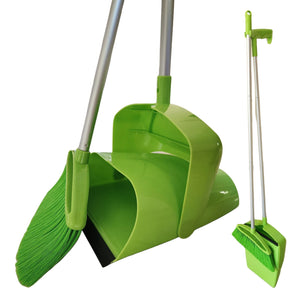 Extendable Upright Dustpan and Broom Set