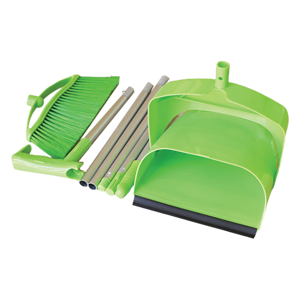 Extendable Upright Kitchen Broom and Standing Dustpan Set – Encompass RL