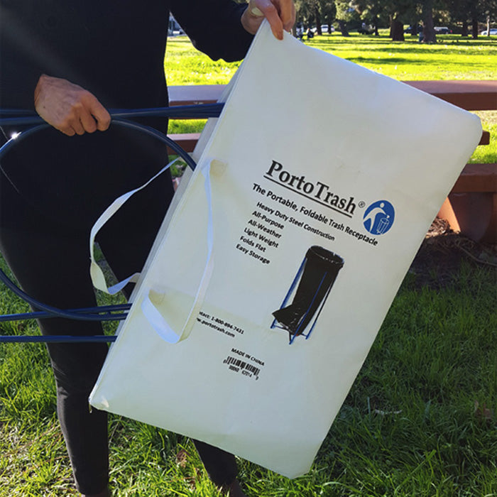 PortoTrash: Portable Trash Can for Home, RV, Camping, Outdoors